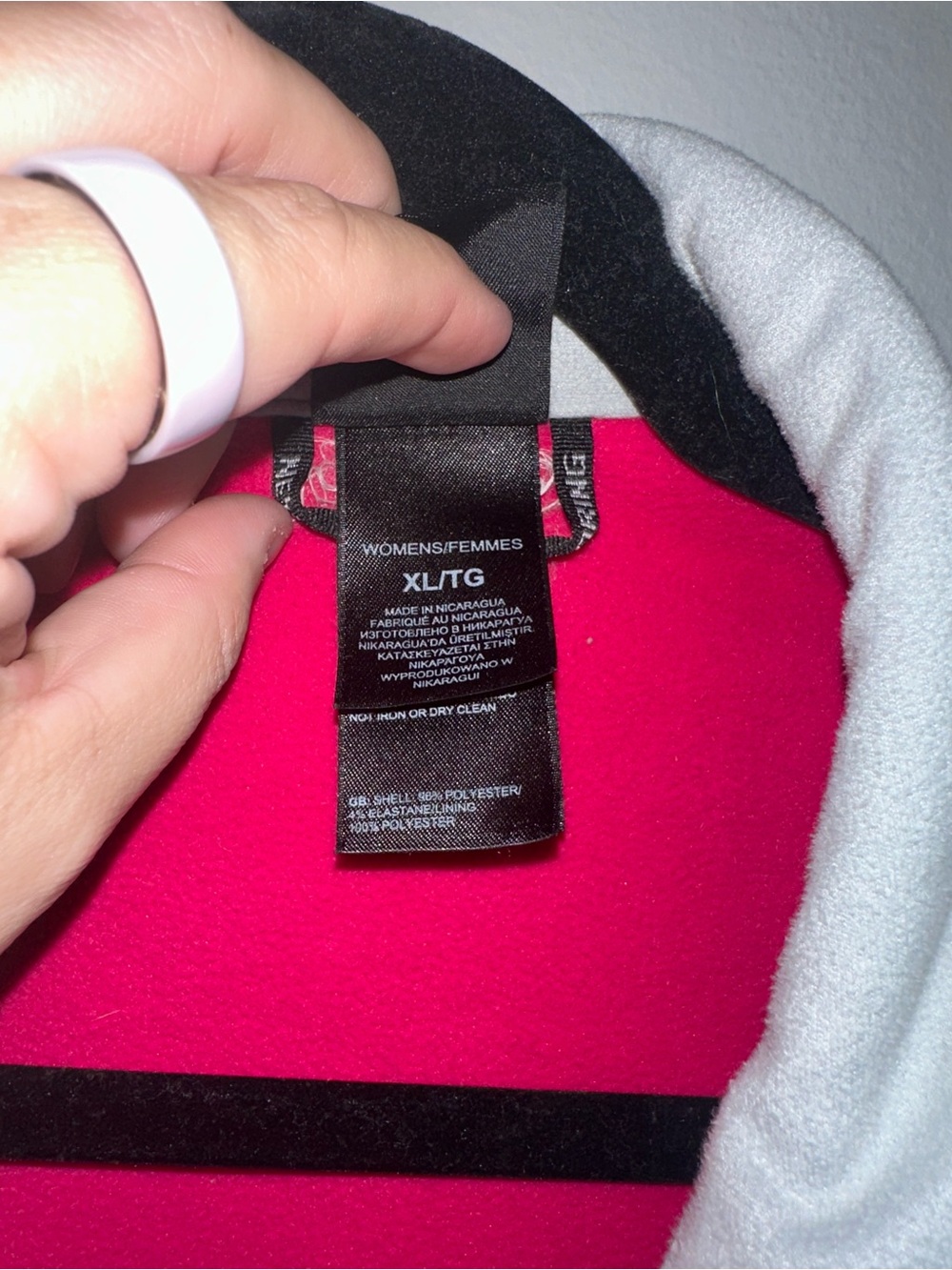 The North Face Women's XL Hot Pink Softshell Utility Jacket - Picture 6 of 16